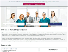 Tablet Screenshot of jobs.medicaldosimetry.org